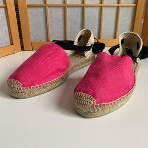 DIEGOS flat espadrille lace sandals NWOB